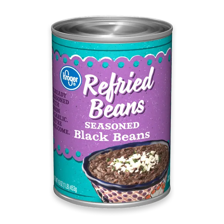 Seasoned Refried Black Beans