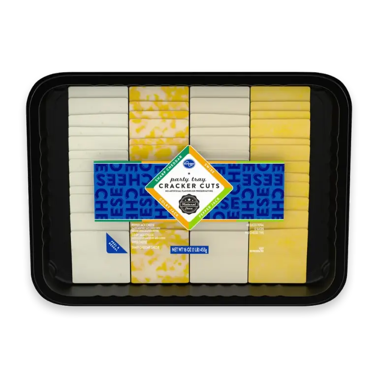 Sharp Cheddar Swiss Colby Jack Pepper Jack Cracker Cuts Party Tray Sliced Cheese