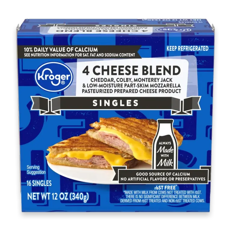 Singles 4 Cheese Blend Sliced Cheese