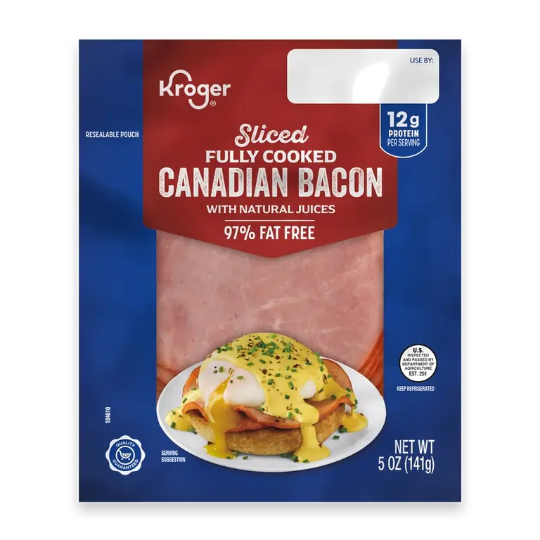 Sliced Canadian Bacon