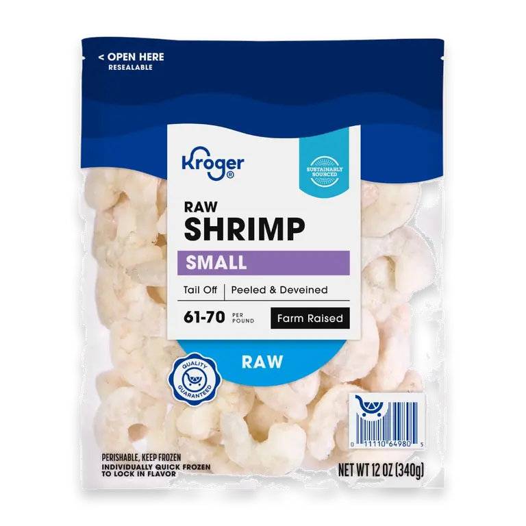 Small Shrimp Raw Peeled & Deveined Tail Off