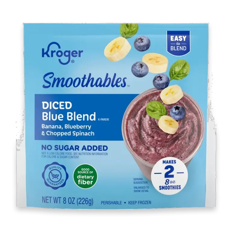 Smoothables No Sugar Added Diced Blue Blend Smoothie