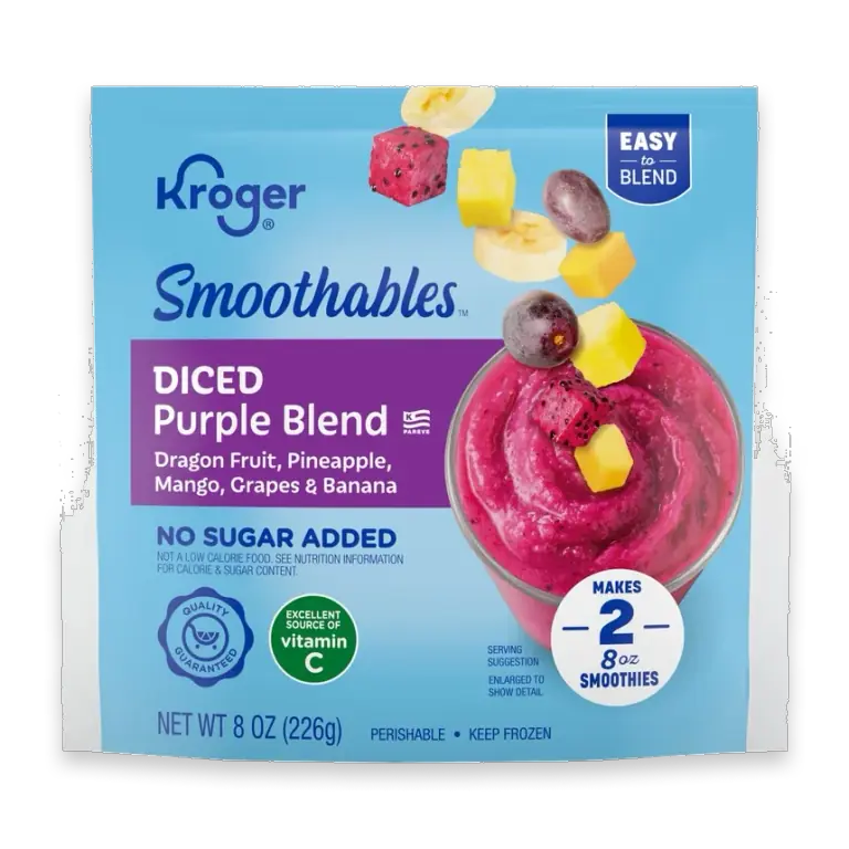 Smoothables No Sugar Added Diced Purple Blend Smoothie