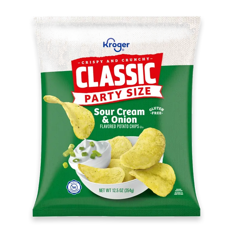Sour Cream & Onion Potato Chips Party Size