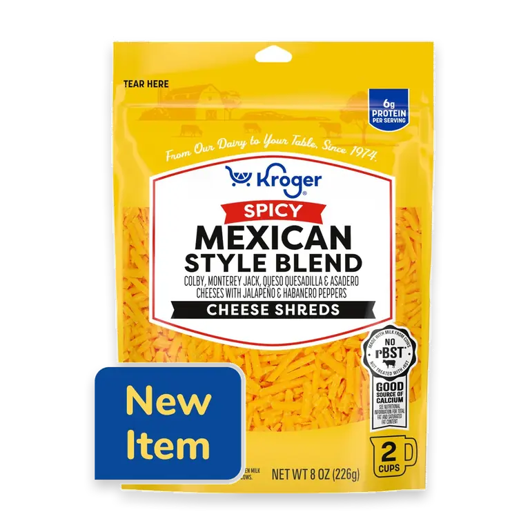Spicy Mexican Style Blend Shredded Cheese