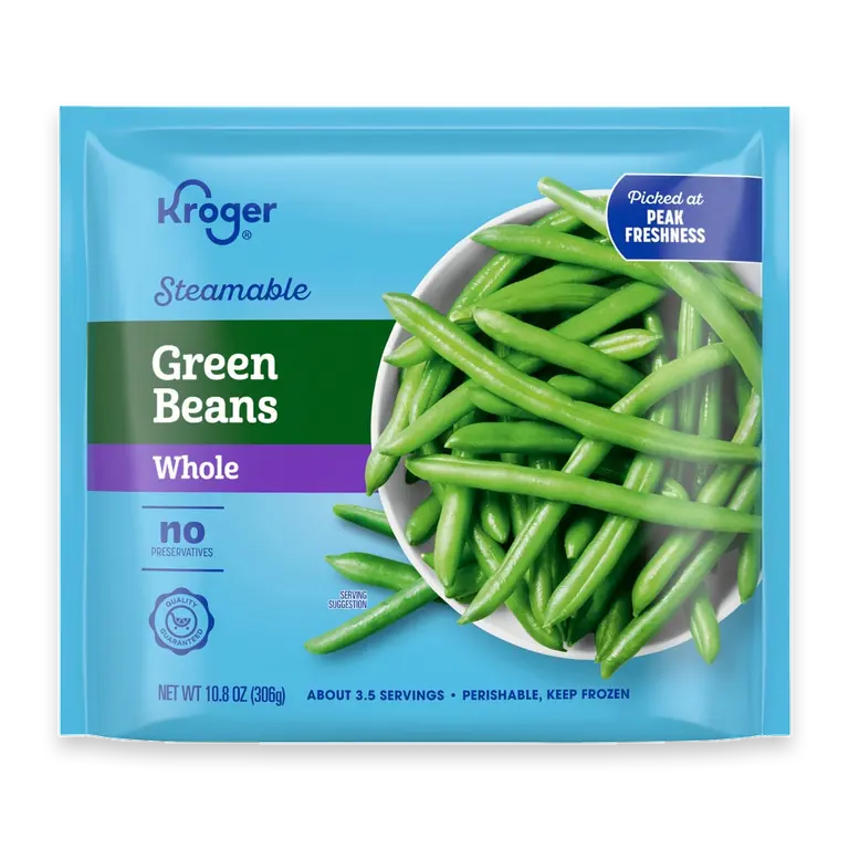 Steamable Whole Green Beans