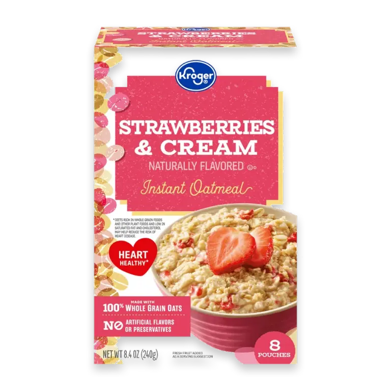 Strawberries and Cream Instant Oatmeal