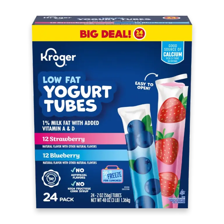 Strawberry and Blueberry Low Fat Yogurt Tubes BIG DEAL!