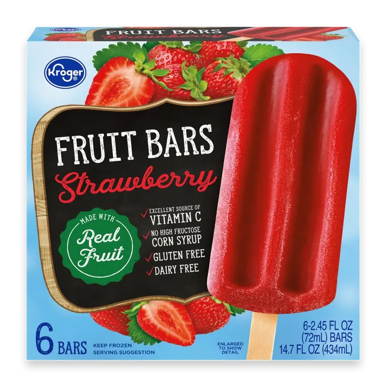 Strawberry Frozen Fruit Bars