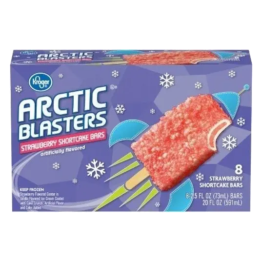 Strawberry Shortcake Ice Cream Bars