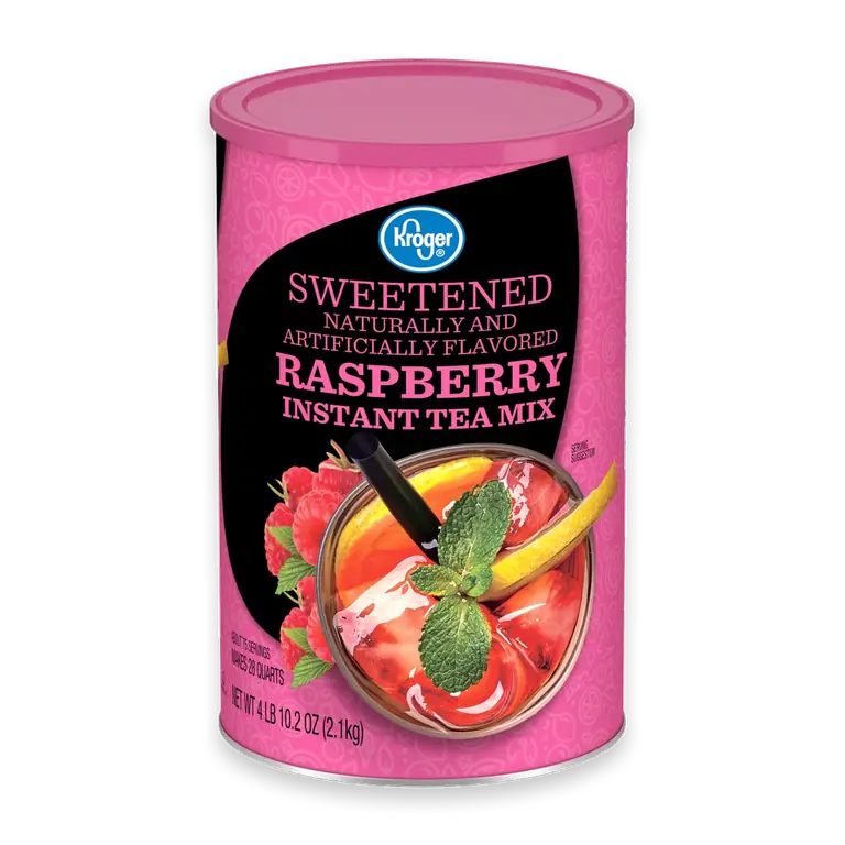 Sweetened Raspberry Instant Iced Tea Mix
