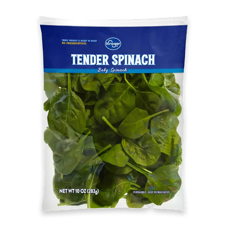 Tender Baby Spinach Bag Salad