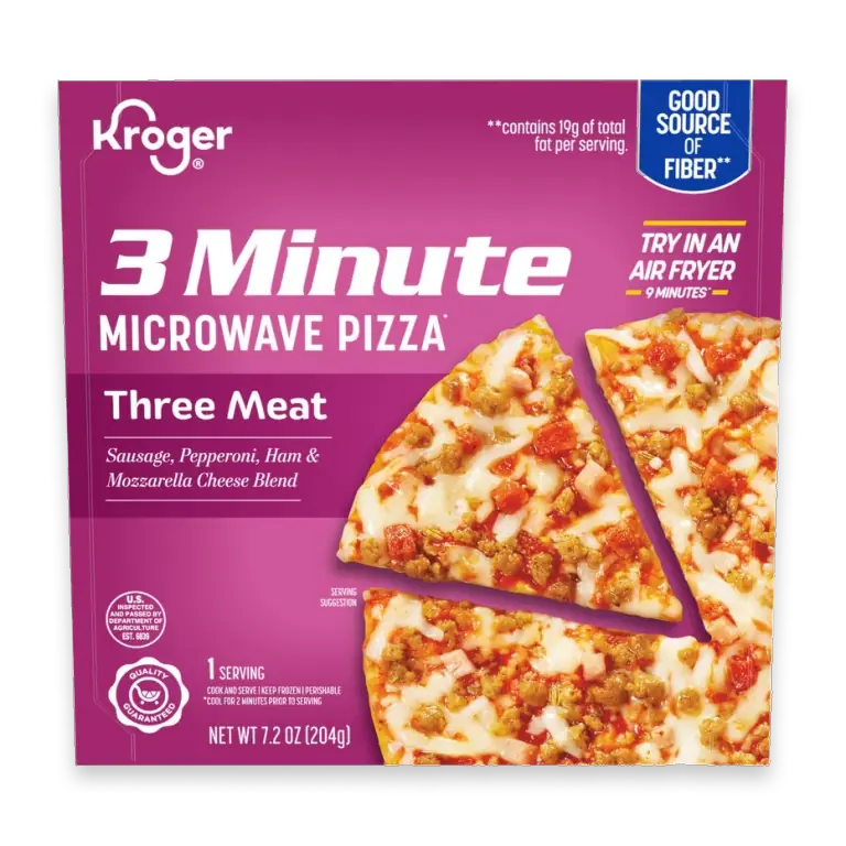 Three Meat Crispy Crust Personal Frozen Pizza