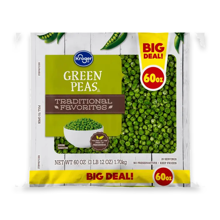 Traditional Favorites Frozen Green Peas BIG DEAL!