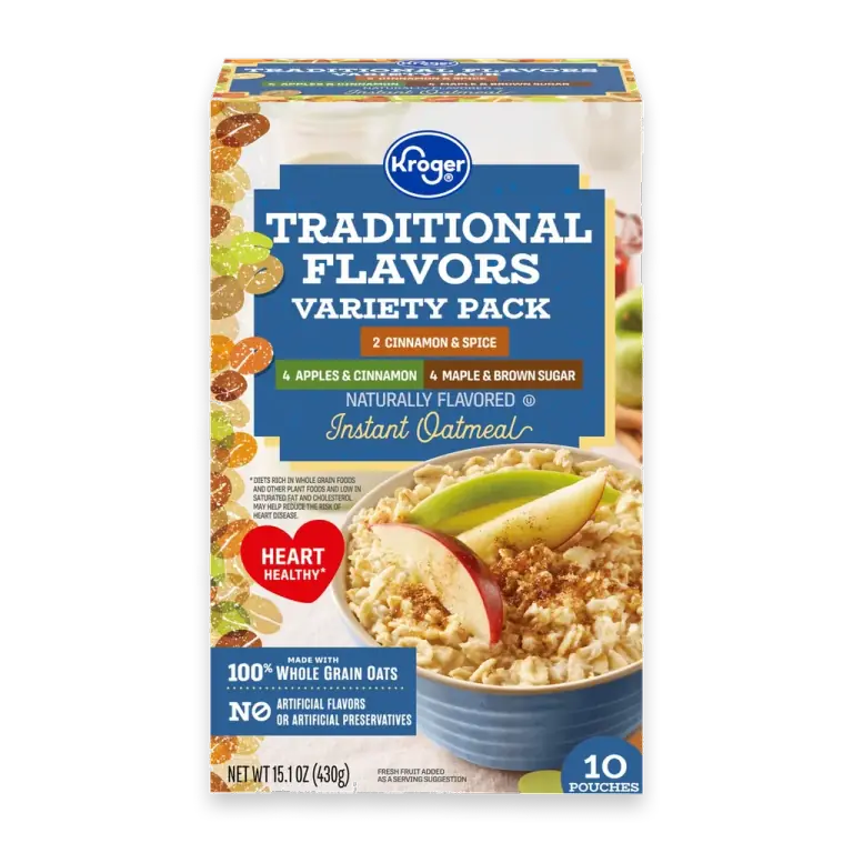 Traditional Flavors Instant Oatmeal Variety Pack