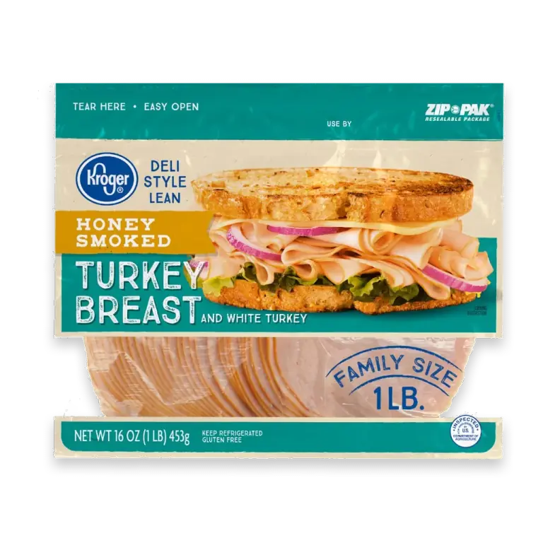 Turkey Breast Honey Smoked Deli Thin Sliced Family Size