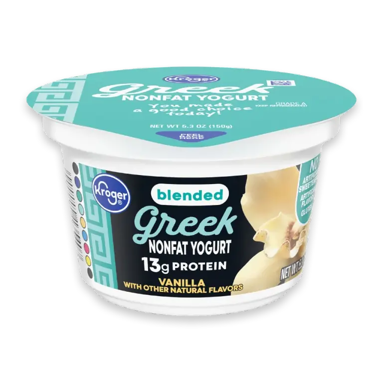 Vanilla Blended Nonfat Greek Yogurt Cup