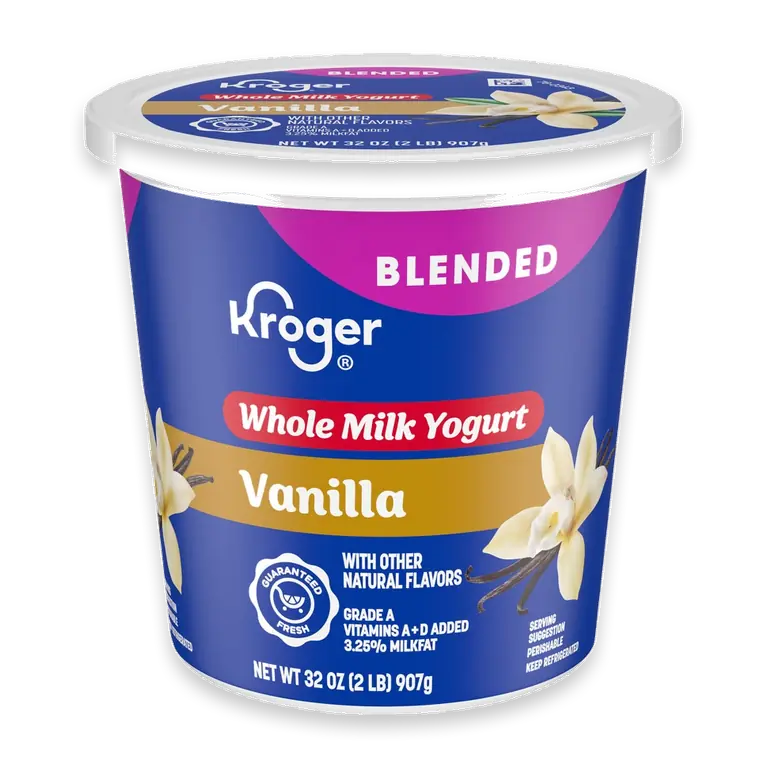 Vanilla Blended Whole Milk Yogurt Tub