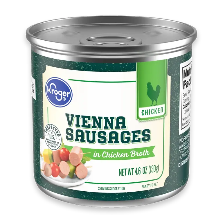 Vienna Sausages in Chicken Broth