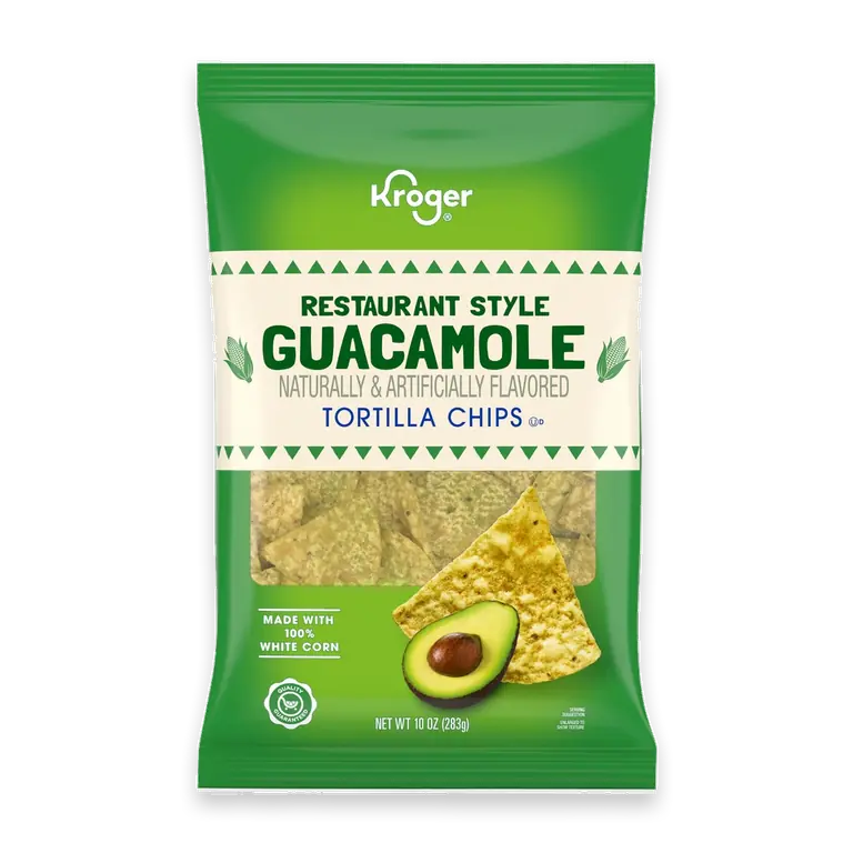 White Corn Restaurant Style Guacamole Tortilla Chips