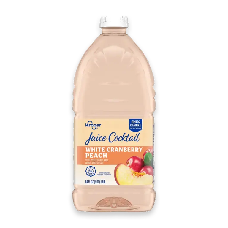 White Cranberry Peach Juice Cocktail