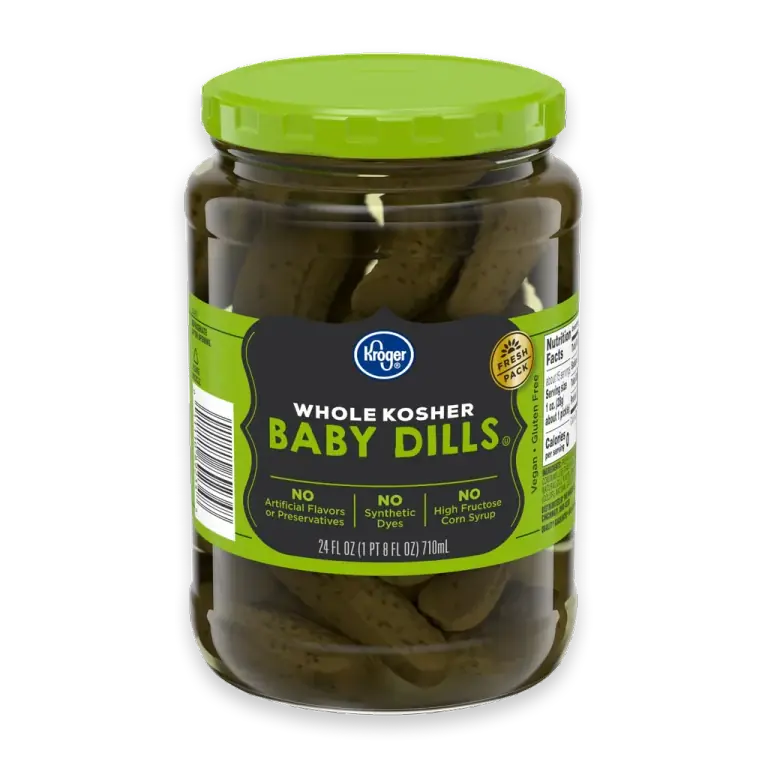 Whole Kosher Baby Dill Pickles