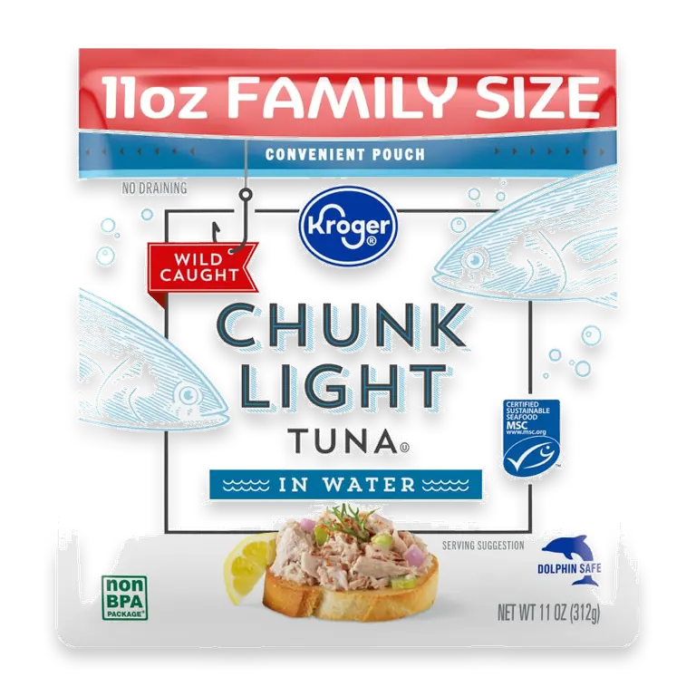 Wild Caught Chunk Light Tuna in Water Family Size