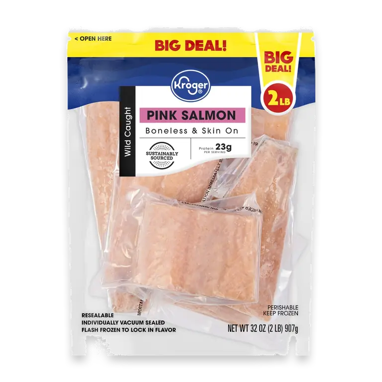 Wild Caught Pink Salmon Boneless and Skinless BIG DEAL!