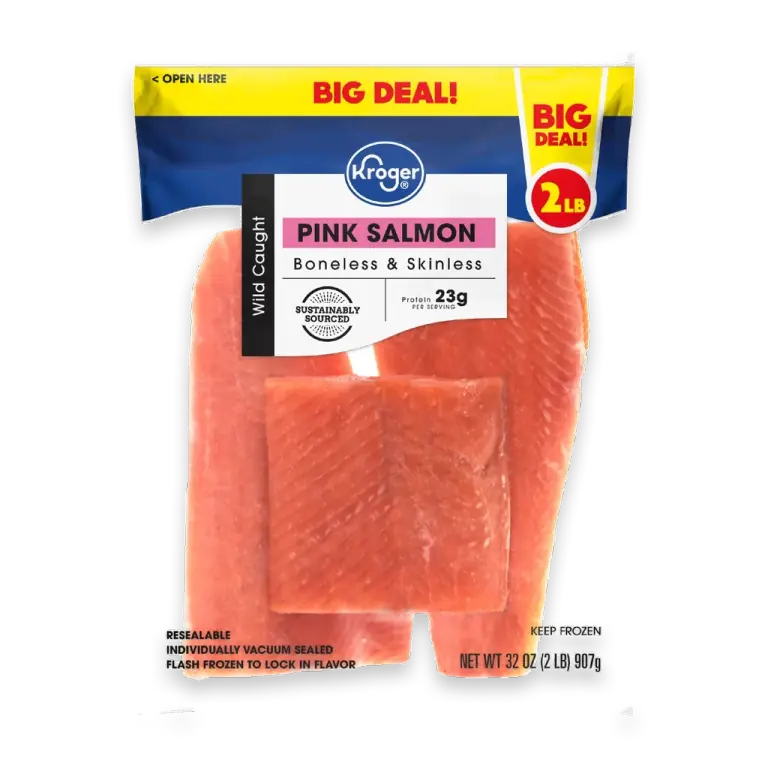 Wild Caught Pink Salmon Fillets Frozen BIG DEAL!