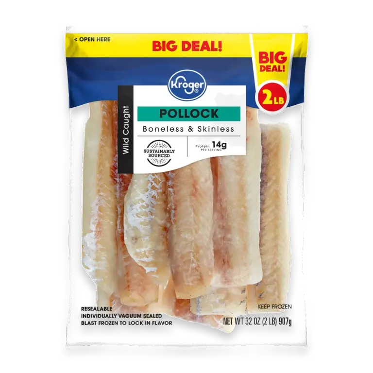 Wild Caught Pollock Fillets Frozen BIG DEAL!
