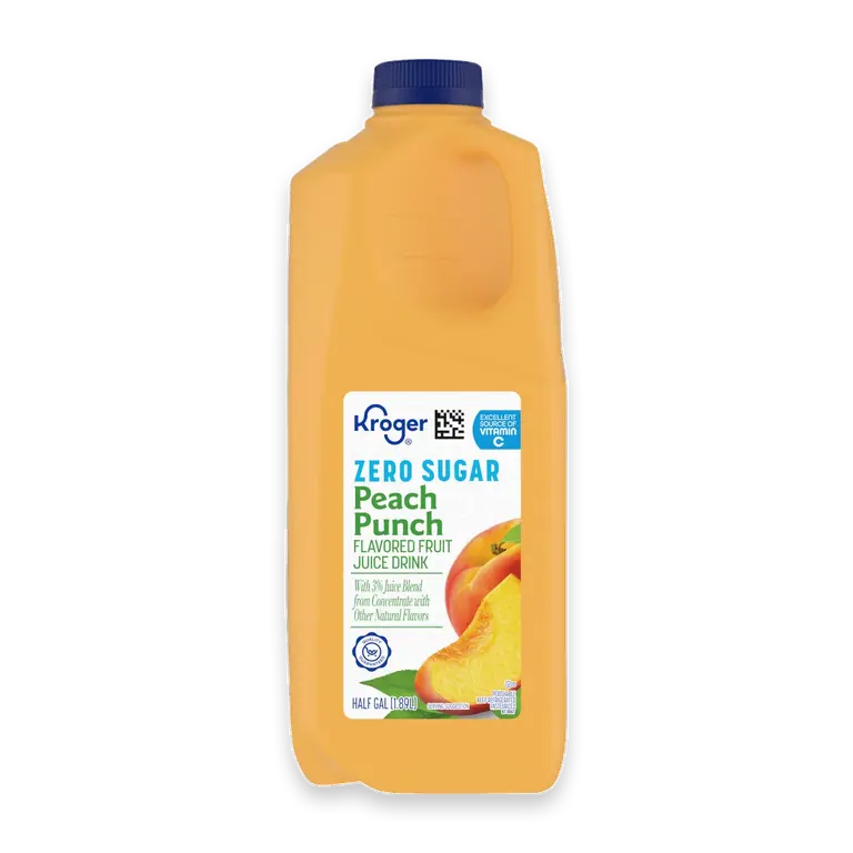 Zero Sugar Peach Punch Flavored Fruit Juice Drink