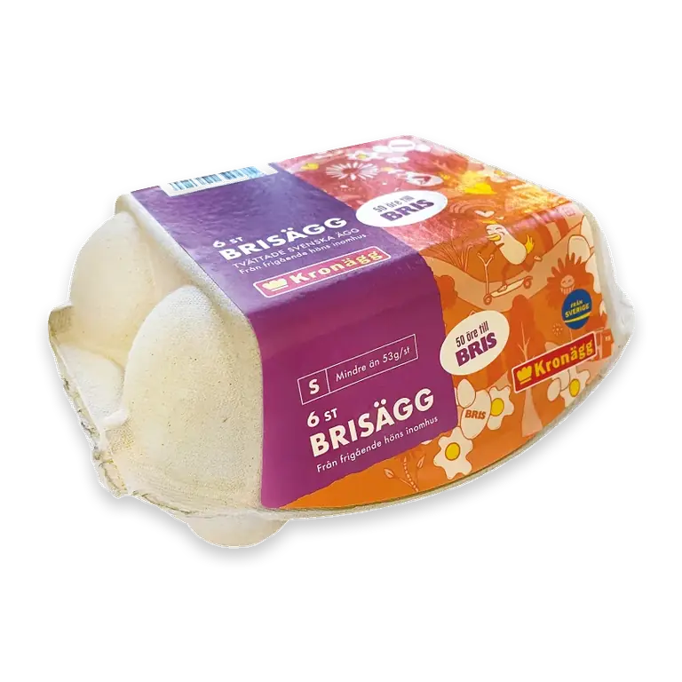 Ägg BRIS Frigående S 6-p