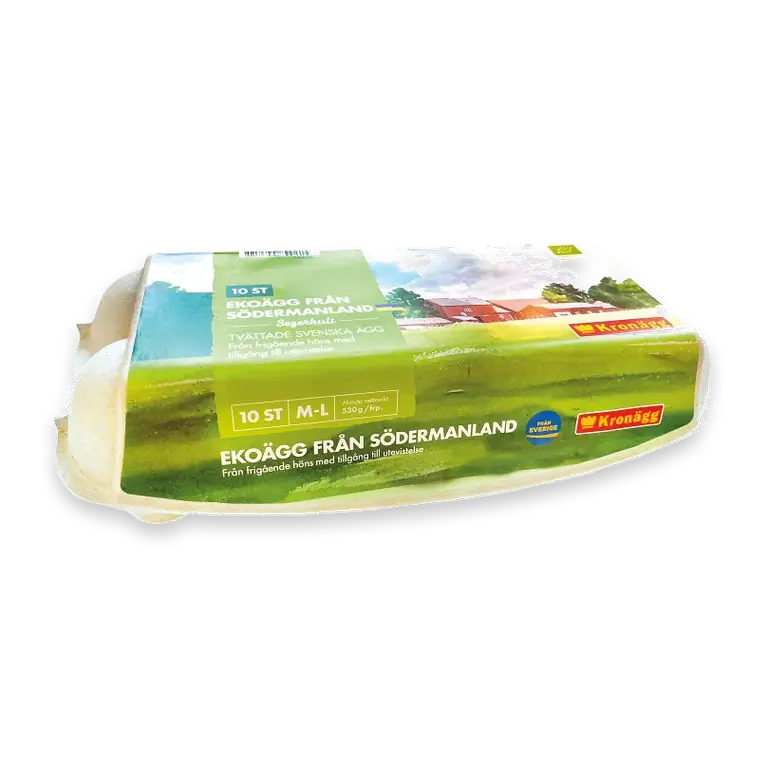 Ägg från Sörmland Ekologisk M/L 10-p