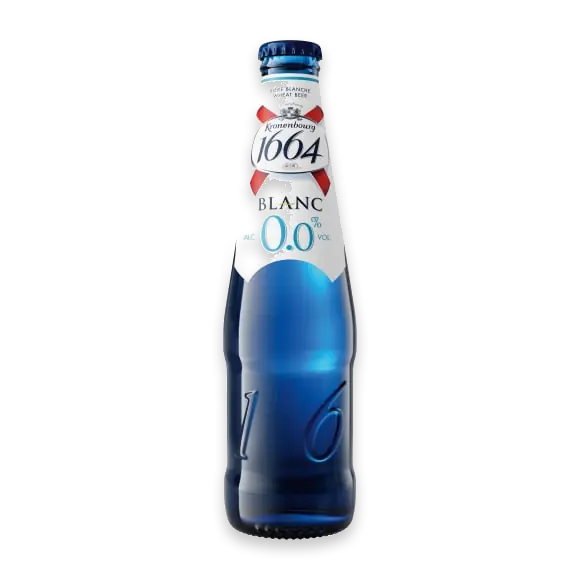 1664 Blanc 0,0% Veteöl, Glasflaska