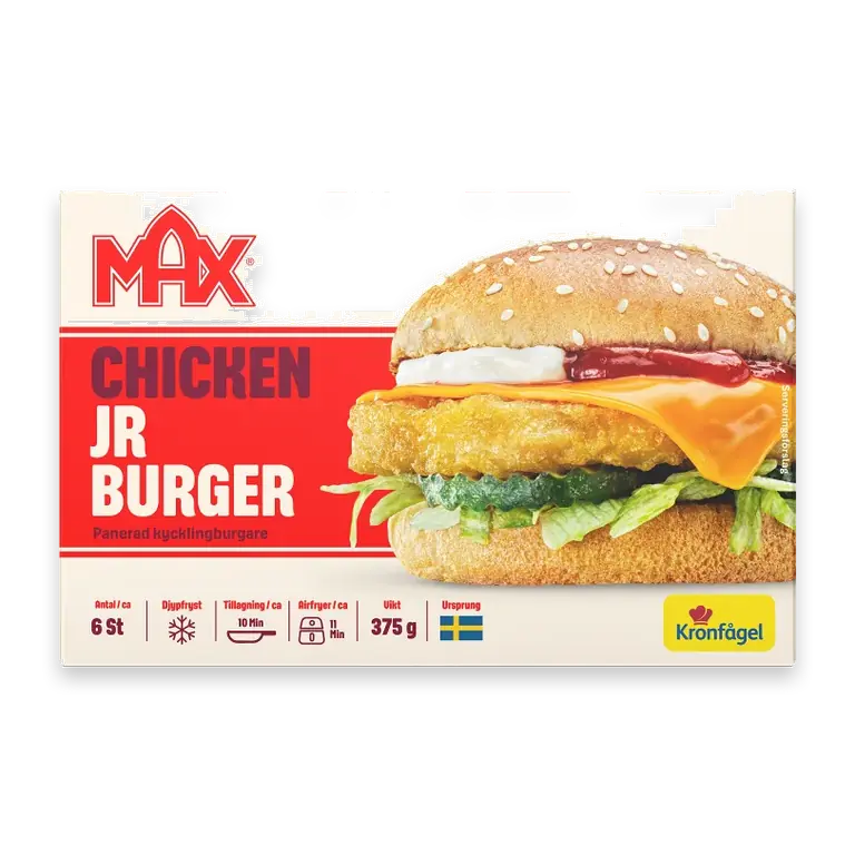 Chicken Jr burger 375g