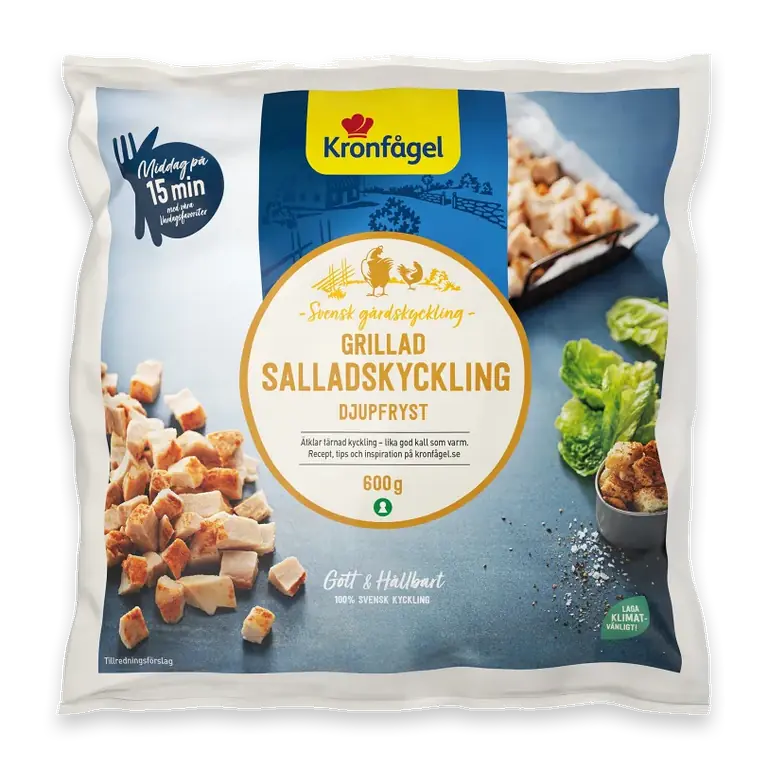Grillad salladskyckling Fryst 600g