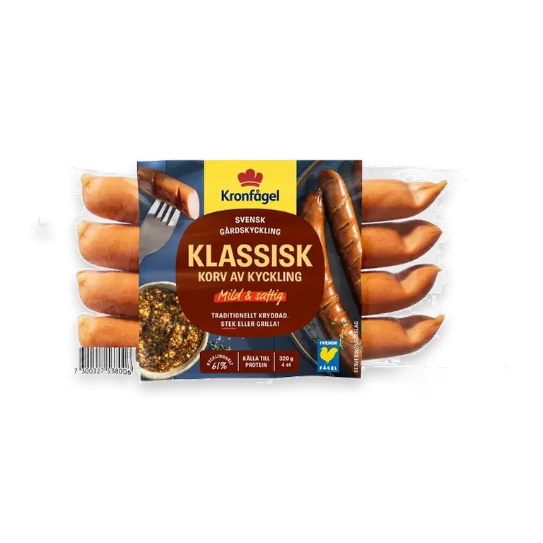 Grillkorv av Kyckling Klassisk 320g