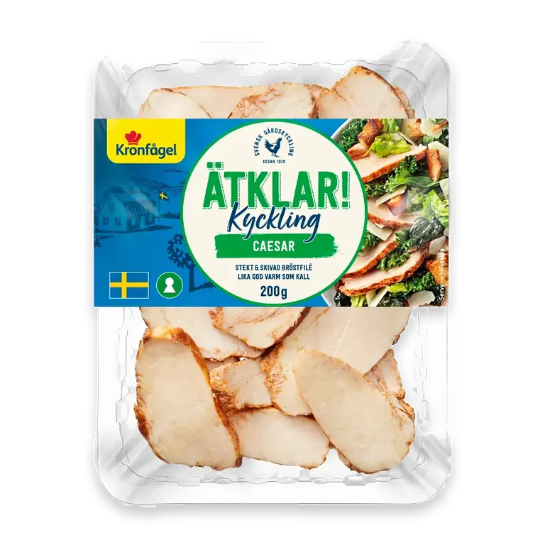 Kyckling Ätklar Skivad Caesar 200g