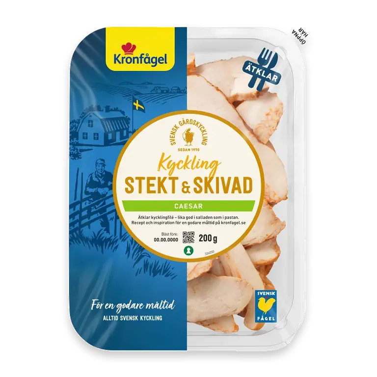 Kyckling Färsk Stekt & Skivad Caesar 200g