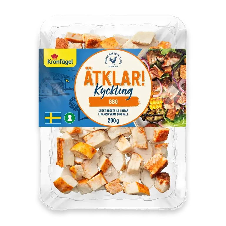 Kycklingbitar Ätklar Tärnad BBQ 200g