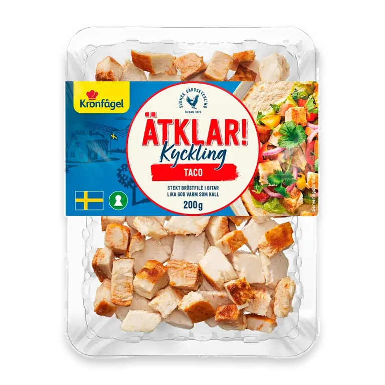 Kycklingbitar Ätklar Tärnad Taco 200g