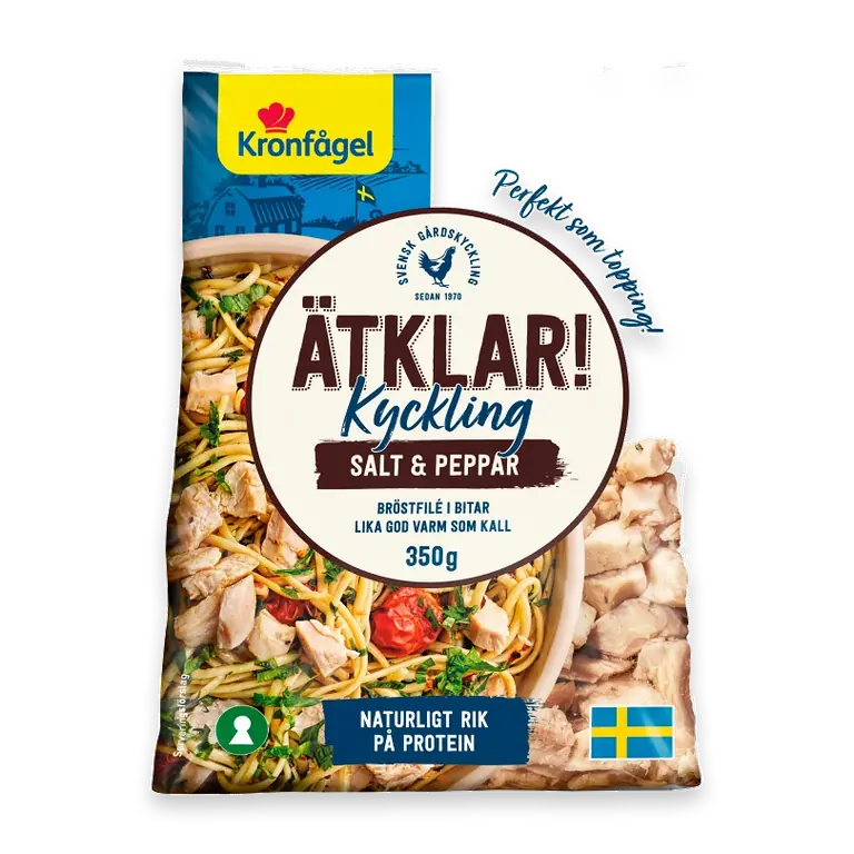 Kycklingbitar Färska Ätklara Salt/Peppar 350g