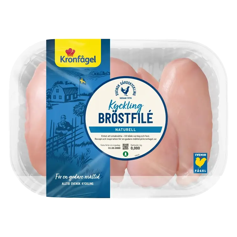 Kycklingfilé Färsk ca 925g