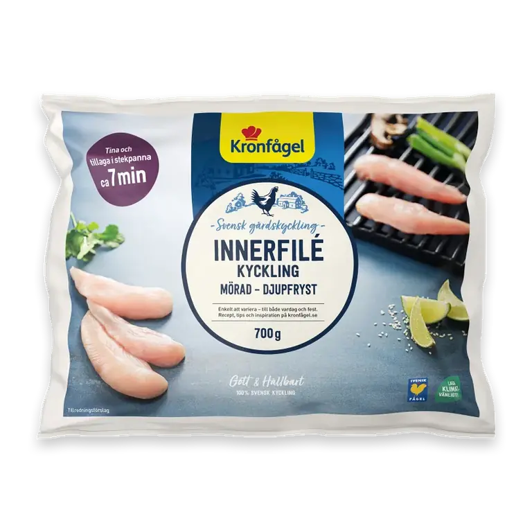 Kycklinginnerfilé Fryst 700g