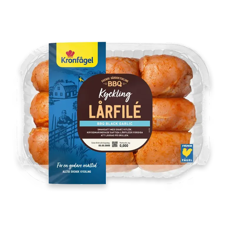 Kycklinglårfilé Färsk BBQ Black Garlic ca 850g