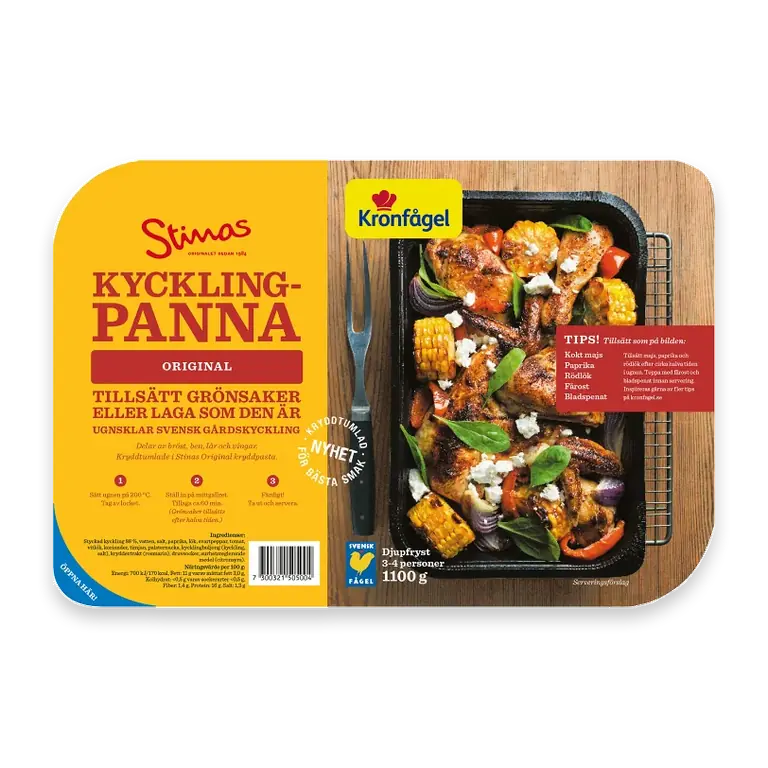 Kycklingpanna original Fryst 1100g