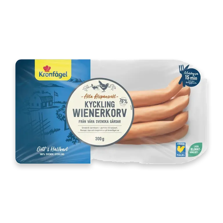 Wienerkorv Kyckling 300g