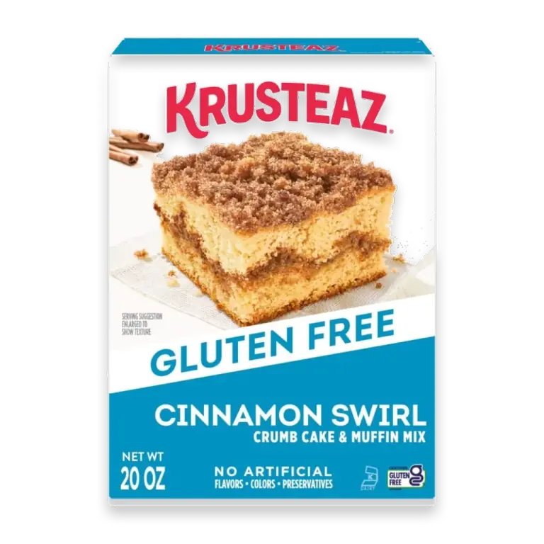 Gluten Free Cinnamon Swirl Crumb Cake & Muffin Mix