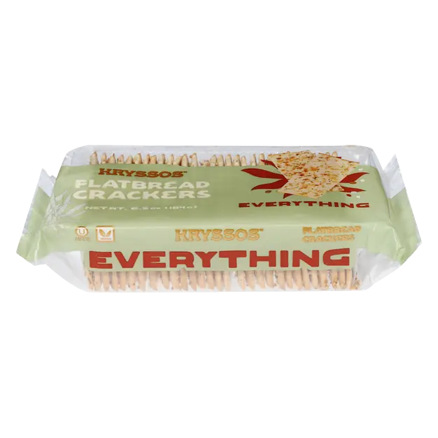 Kryssos Everything Flatbread Crackers