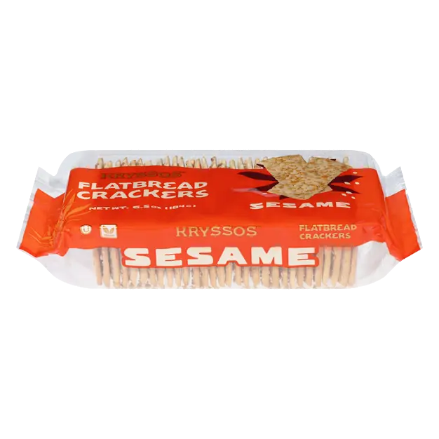 Kryssos Sesame Flatbread Crackers